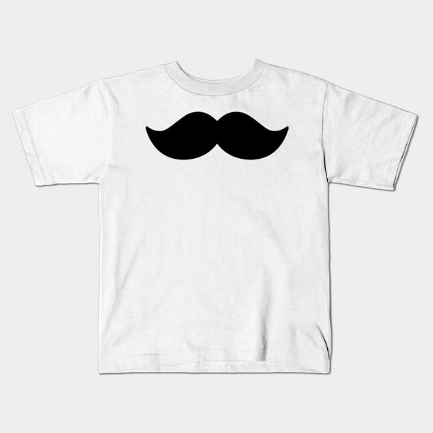 Mustache Kids T-Shirt by NVDesigns